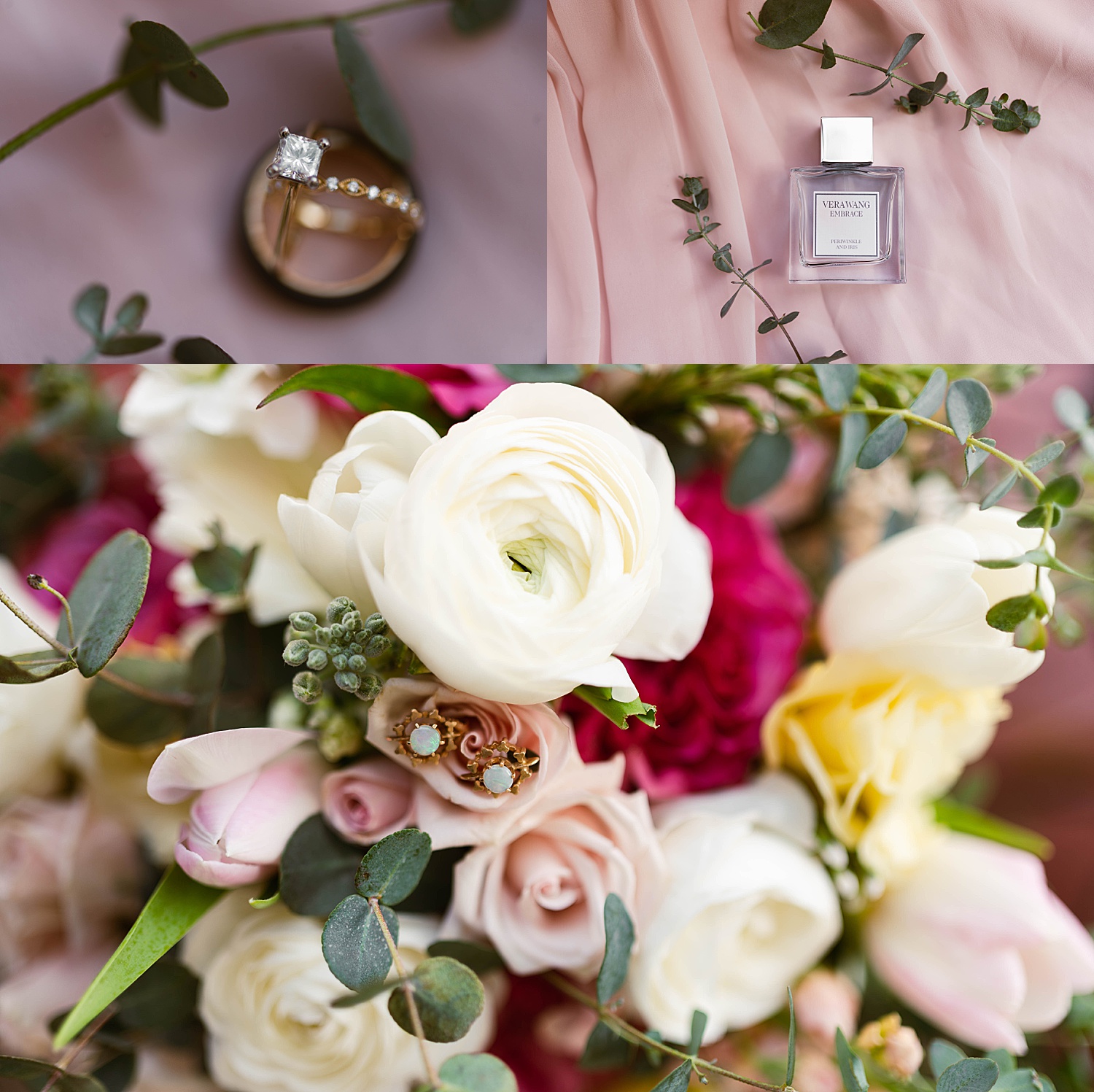 Beautiful floral details for big day at Amber Grove Venue