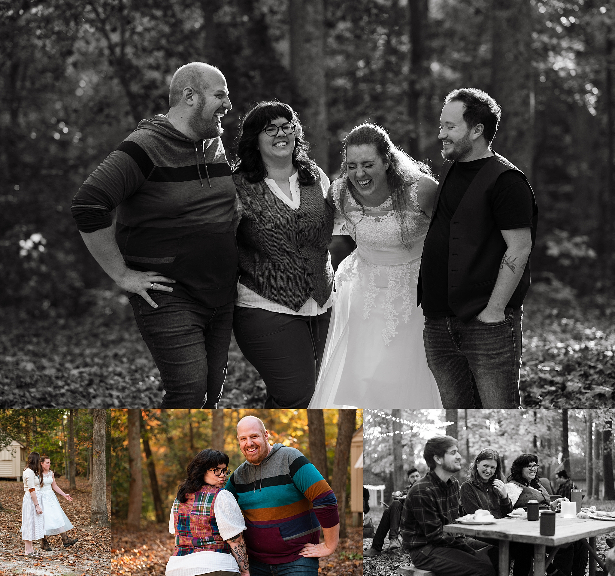 friends gather to celebrate 5 years by Virginia photographer